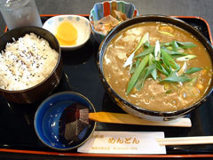 カレーうどん定食