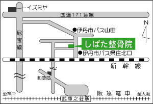 しばた整骨院地図