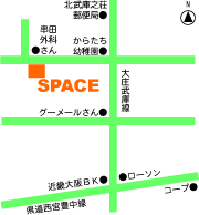 CLAY STUDIO SPACE地図